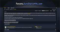 Desktop Screenshot of forums.eurodancehits.com